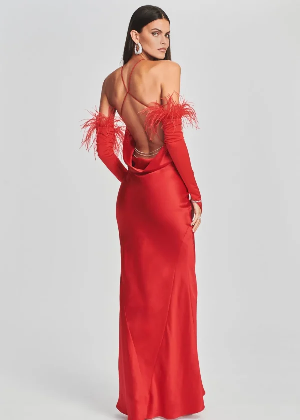 Guest Of*Retrofete Justine Dress Red