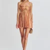 Best Sellers*Retrofete Kaiser Dress Apricot