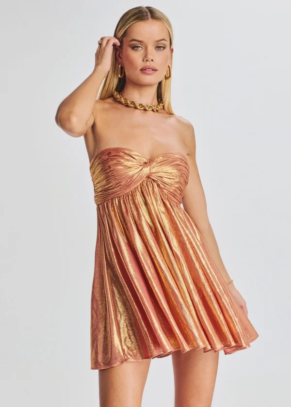 RETROFÊTE*Retrofete Kaiser Dress Apricot
