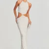 Bridal Party*Retrofete Katerina Sequin Dress Silver White