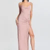 Guest Of*Retrofete Katya Sequin Dress Dusty Peach