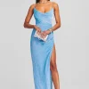 RETROFÊTE*Retrofete Katya Sequin Dress Blue Rainbow