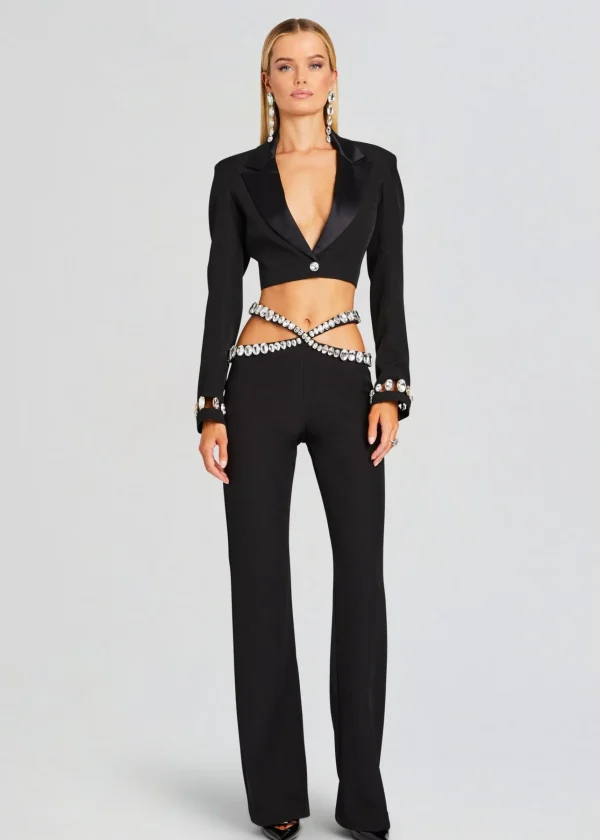 Night Out*Retrofete Kaz Pant Black/Silver
