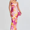 Gowns*Retrofete Keaton Silk Dress Botanical Floral