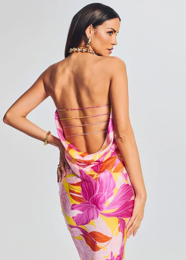 Maxi*Retrofete Keaton Silk Dress Botanical Floral
