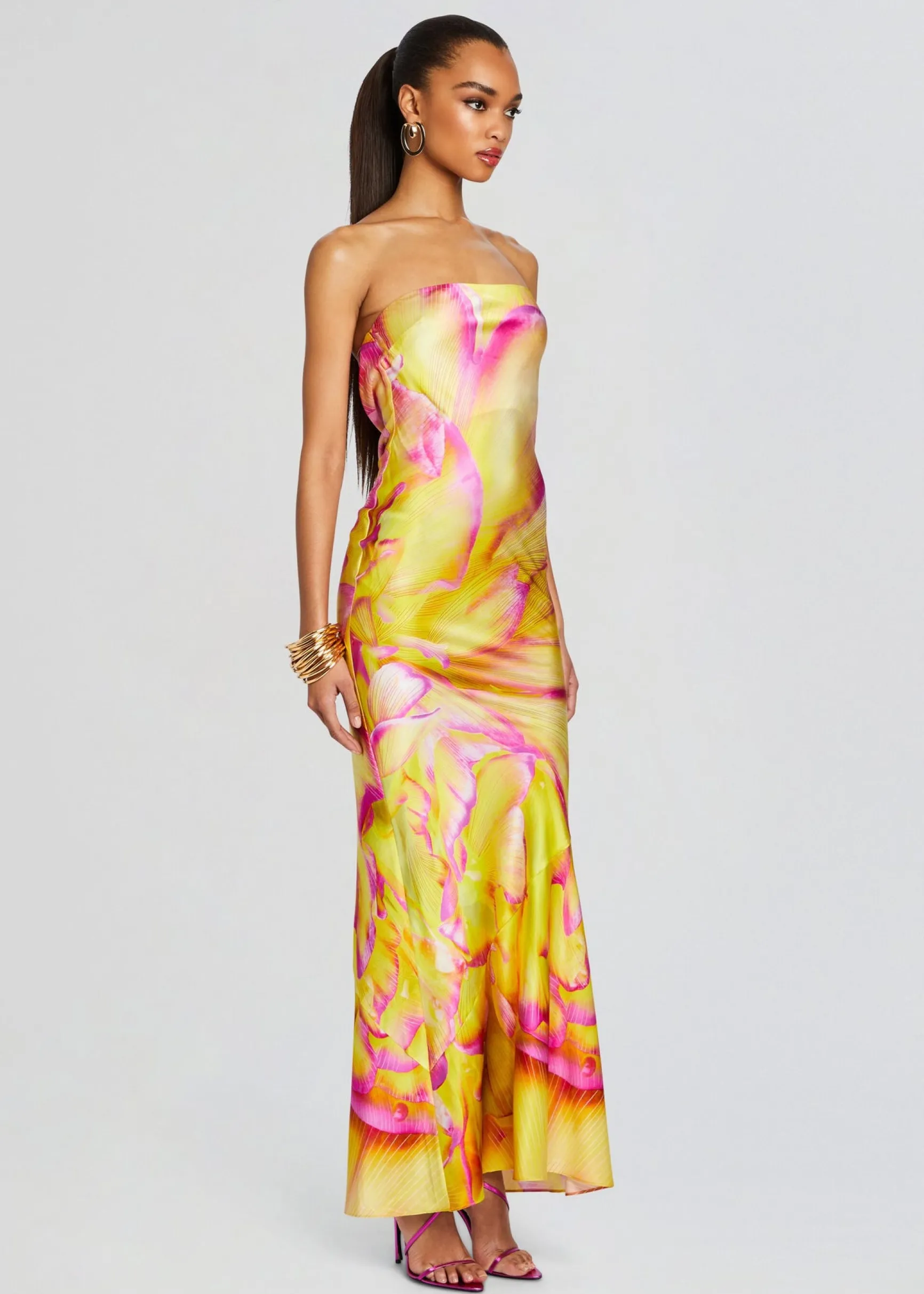 keaton_silk_dress_2-14.webp RETROFÊTE*Retrofete Keaton Silk Dress Yellow Peony