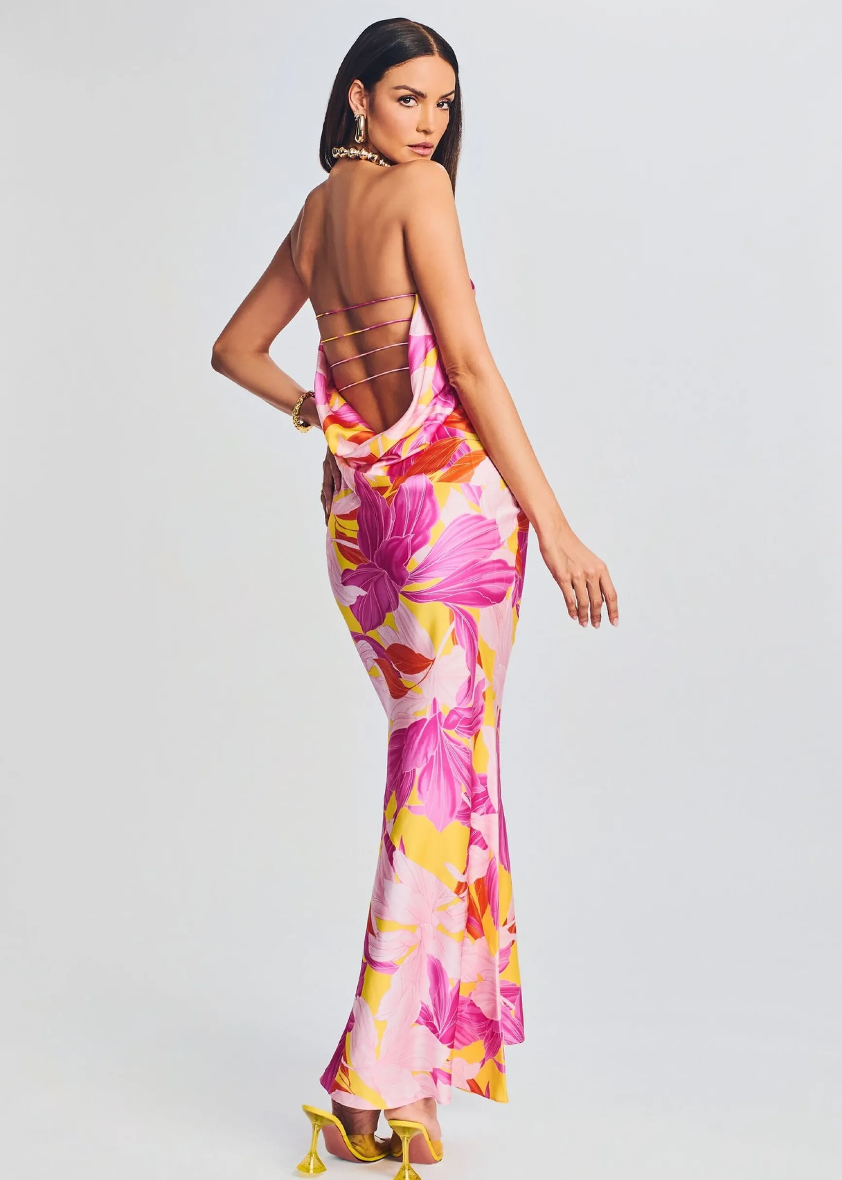 keaton_silk_dress_3-15.webp RETROFÊTE*Retrofete Keaton Silk Dress Botanical Floral