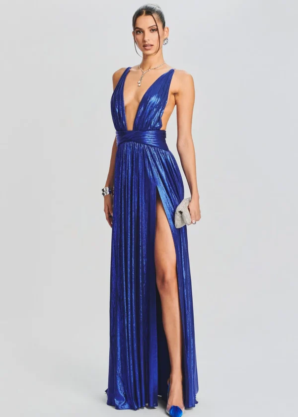 RETROFÊTE*Retrofete Kelsey Dress Cobalt