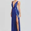 Guest Of*Retrofete Kelsey Dress Cobalt