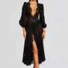 Resort '24*Retrofete Kelyk Kaftan Black Samoa