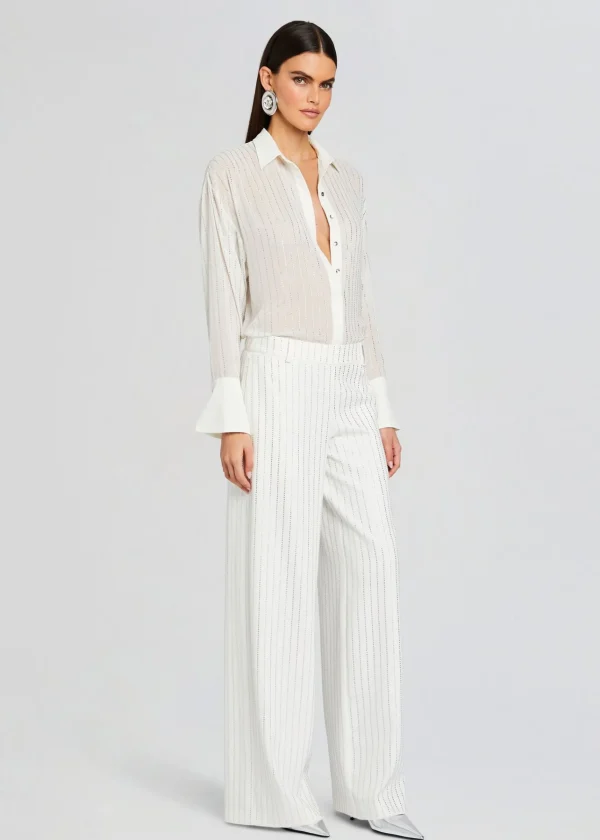 Resort '24*Retrofete Kennedy Embellished Top White