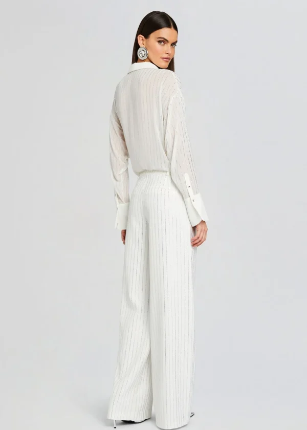 Resort '24*Retrofete Kennedy Embellished Top White
