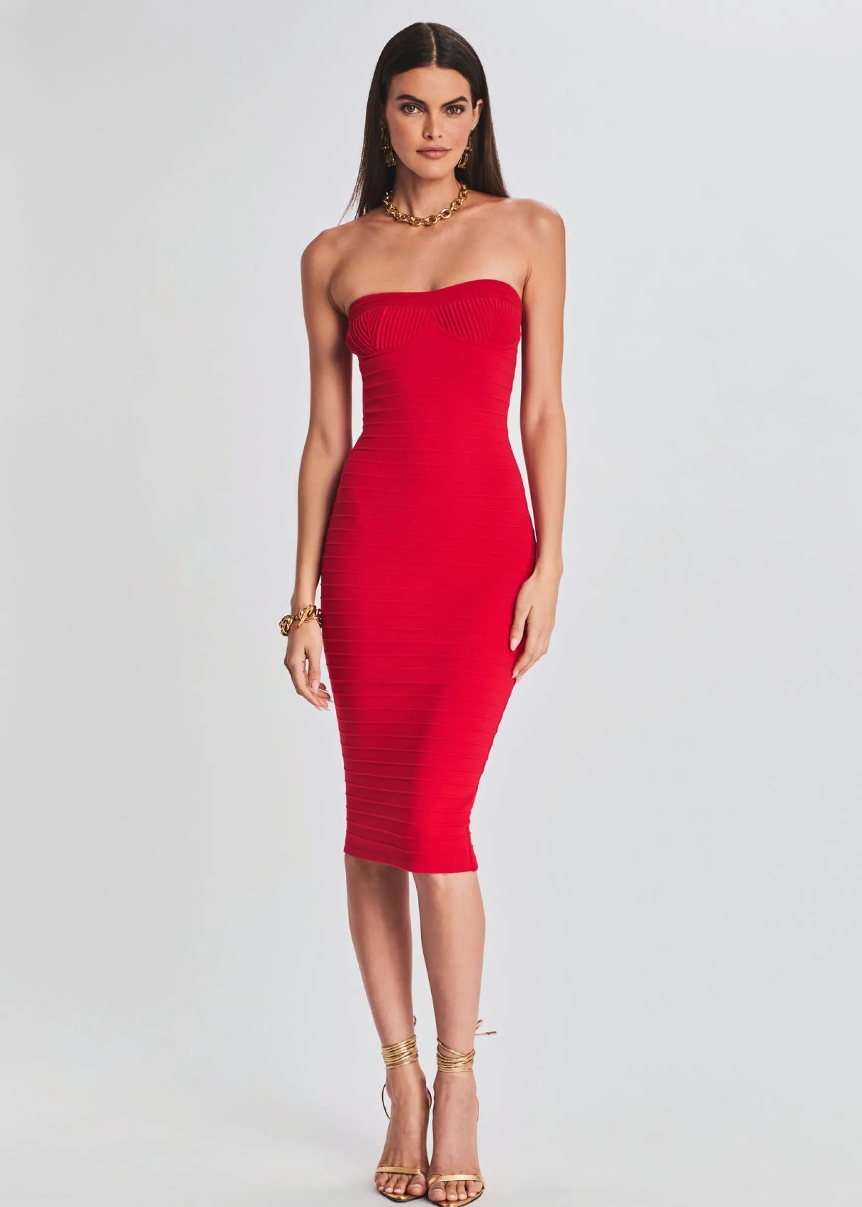 khandie_bandage_knit_dres_0.webp RETROFÊTE*Retrofete Khandie Bandage Knit Dress Red