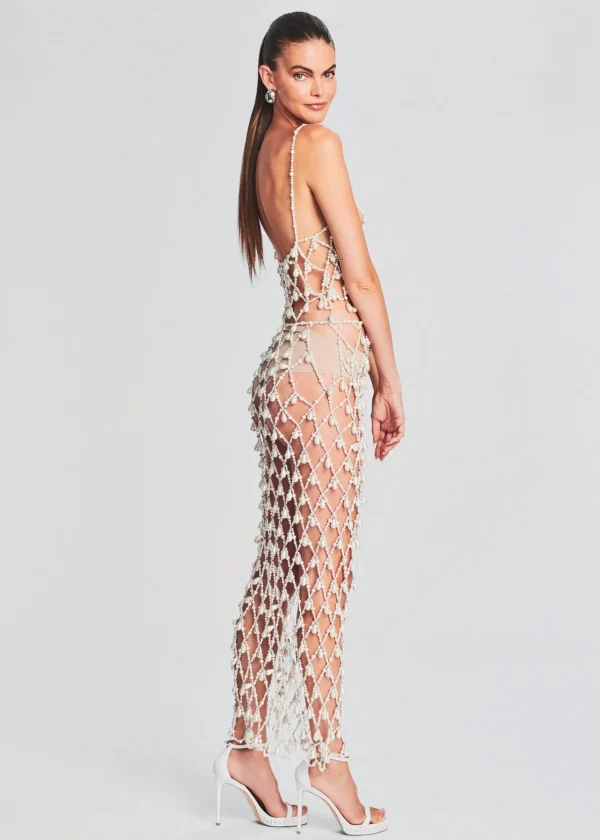 Bottoms*Retrofete Kiki Pearl Skirt White