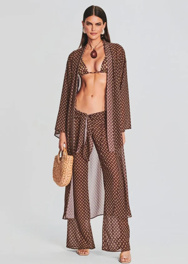 Swim*Retrofete Kimono Cover Up Ruby