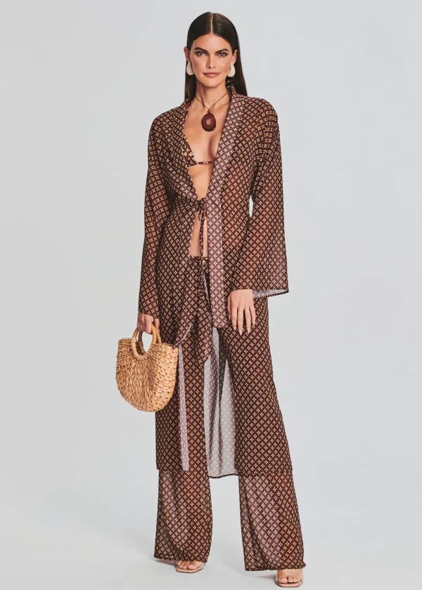 Swim*Retrofete Kimono Cover Up Ruby