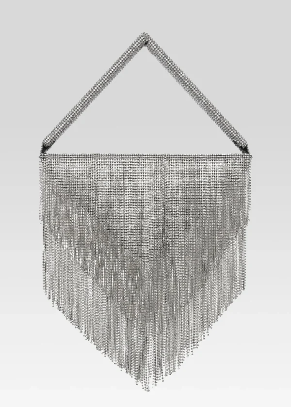 Guest Of*Retrofete Kinsley Crystal Bag Black/Silver