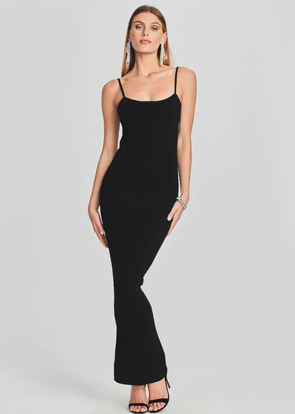 RETROFÊTE*Retrofete Kylie Bandage Knit Dress Black