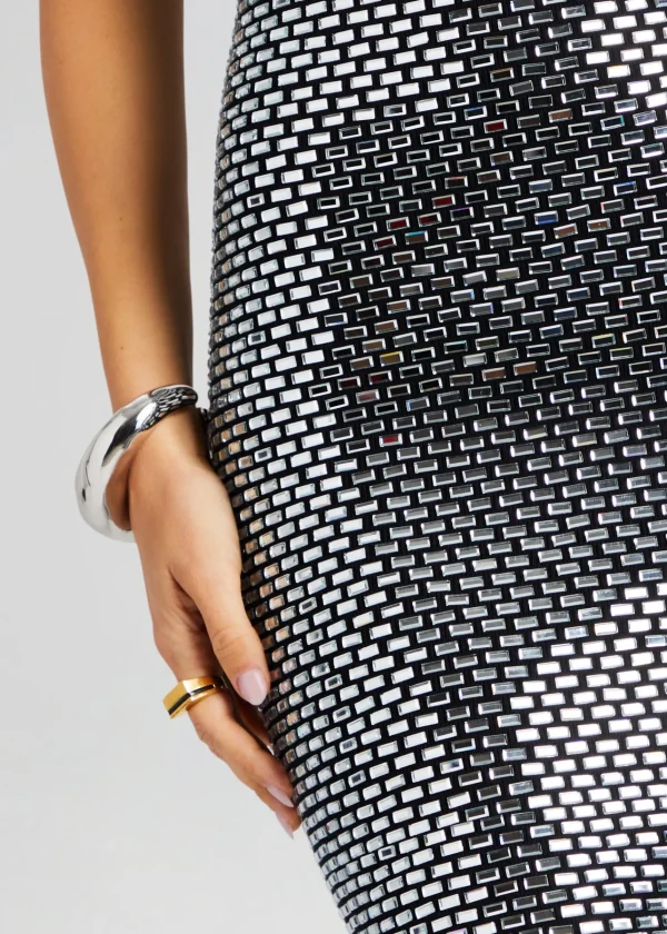 Best Sellers*Retrofete Kyree Embellished Knit Dress Black