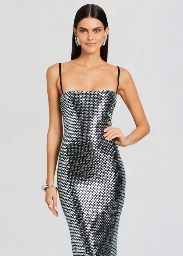 Dresses*Retrofete Kyree Embellished Knit Dress Black