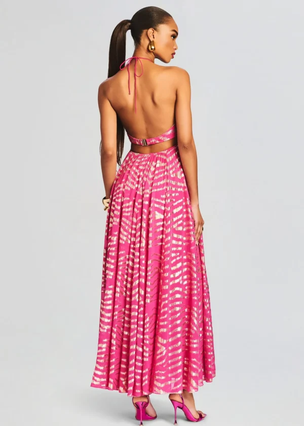 Resort '24*Retrofete Lara Long Dress Fuschia