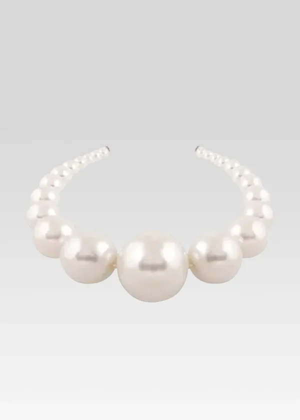 Accessories*Retrofete Large Venus Pearl Crown Silver