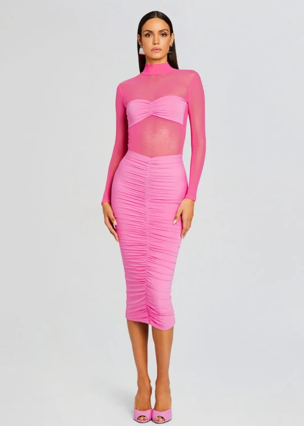Spring Knits*Retrofete Levina Dress Malibu Pink