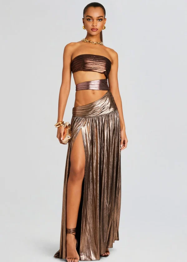 Maxi*Retrofete Lia Dress Brown Ombre