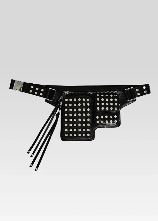 Accessories*Retrofete Liana Belt Bag Black/Silver