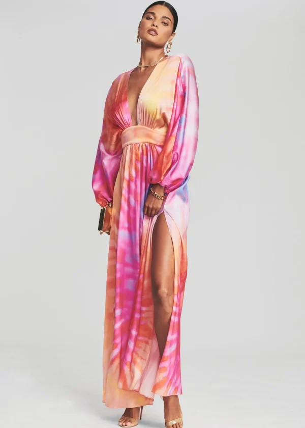 RETROFÊTE*Retrofete Lila Silk Dress Sunset