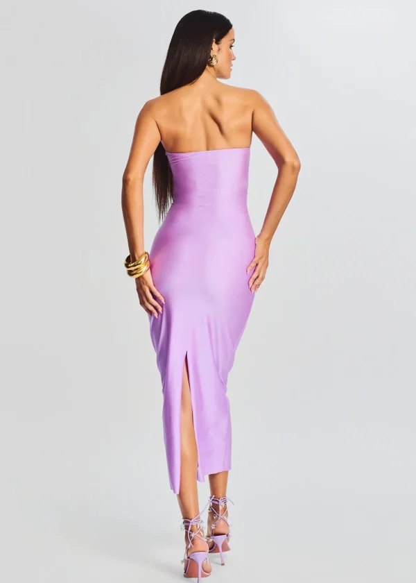 Maxi*Retrofete Lily Lycra Maxi Dress Lilac Purple