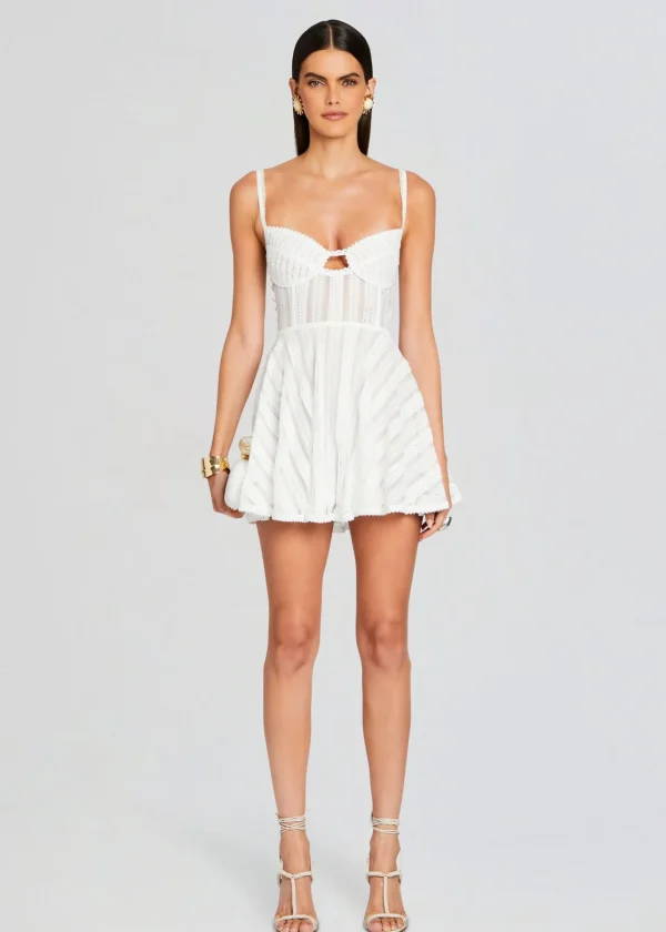 Dresses*Retrofete Limmey Short Dress Natural White