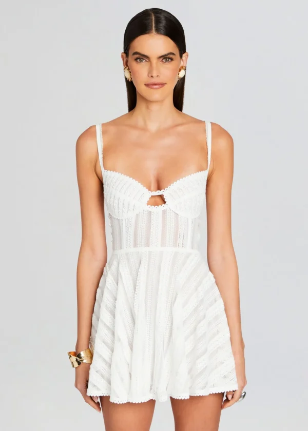 Dresses*Retrofete Limmey Short Dress Natural White