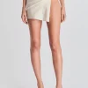 Bachelorette Party*Retrofete Lini Lycra Mini Skirt Cream