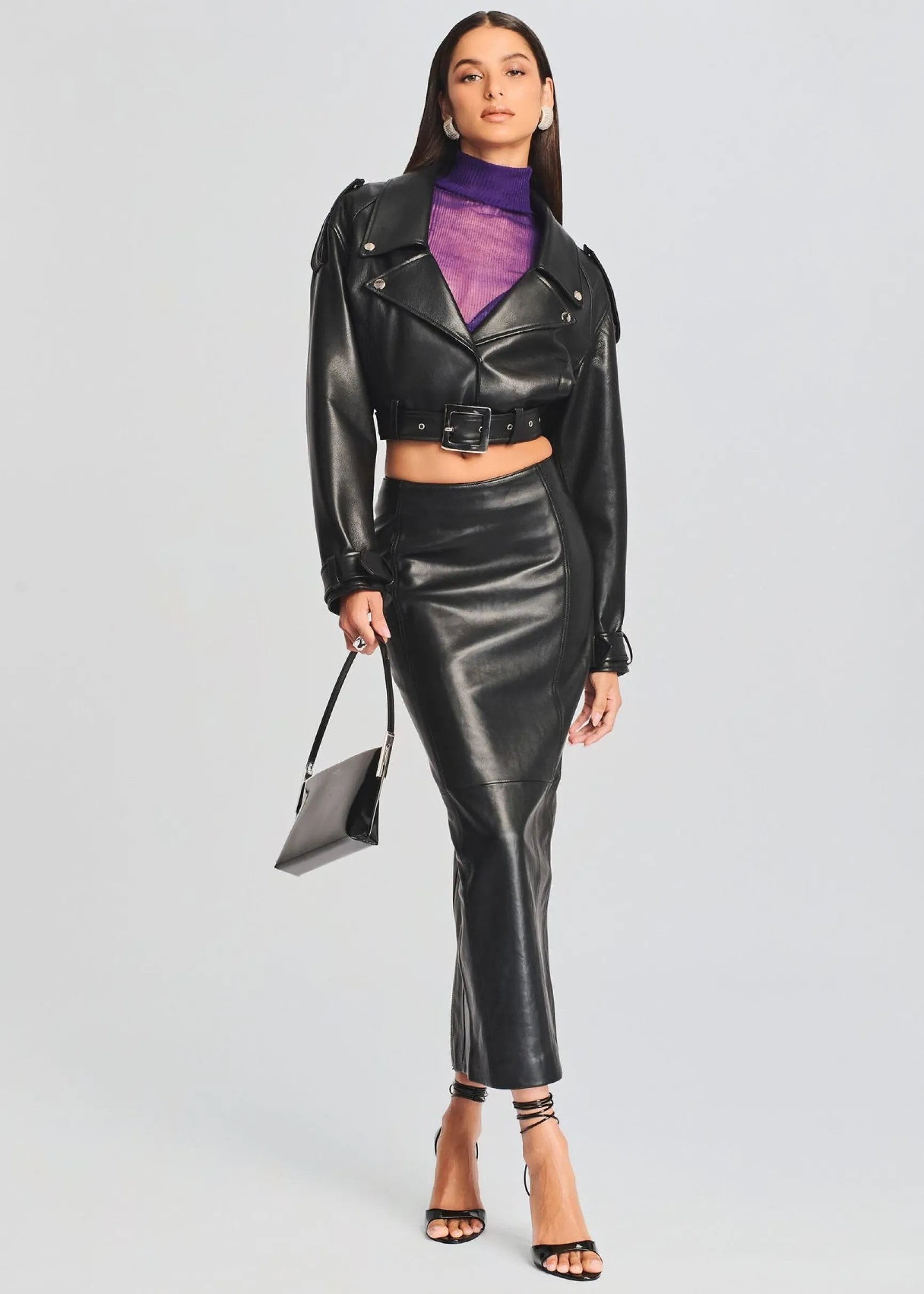 liza_leather_skirt_1-2.webp Bottoms*Retrofete Liza Leather Skirt Black