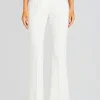 Bottoms*Retrofete Lizzy Low Rise Flared Trousers White