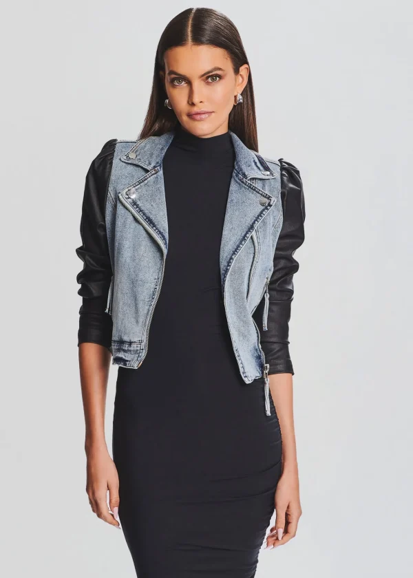 RETROFÊTE*Retrofete Lo Jacket Alani Coated Black
