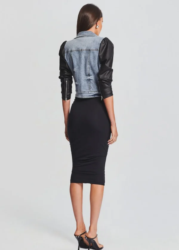 Denim*Retrofete Lo Jacket Alani Coated Black