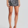 Guest Of*Retrofete Londyn Skirt Black/Silver