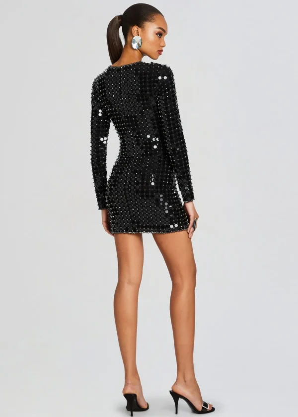 Dresses*Retrofete Loreen Embellished Dress Black