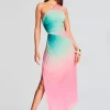 Guest Of*Retrofete Luca Maxi Dress Ombre