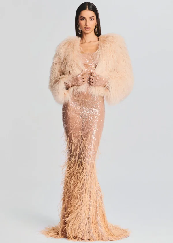 Jackets*Retrofete Luxe Fur Jacket Tannin