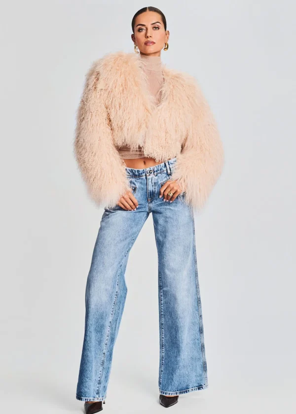 Jackets*Retrofete Luxe Fur Jacket Tannin