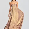 Guest Of*Retrofete Lyanna Dress Purple/Gold