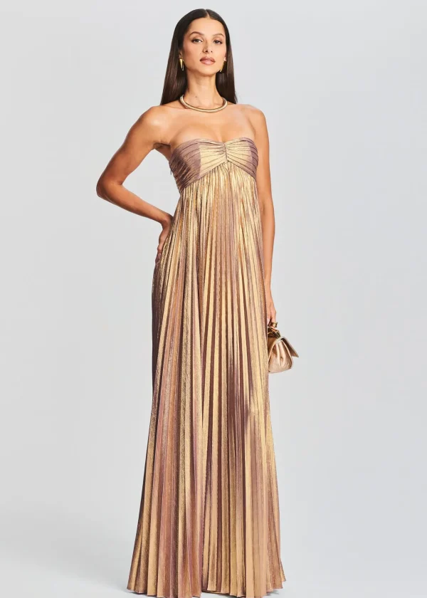 Dresses*Retrofete Lyanna Dress Purple/Gold