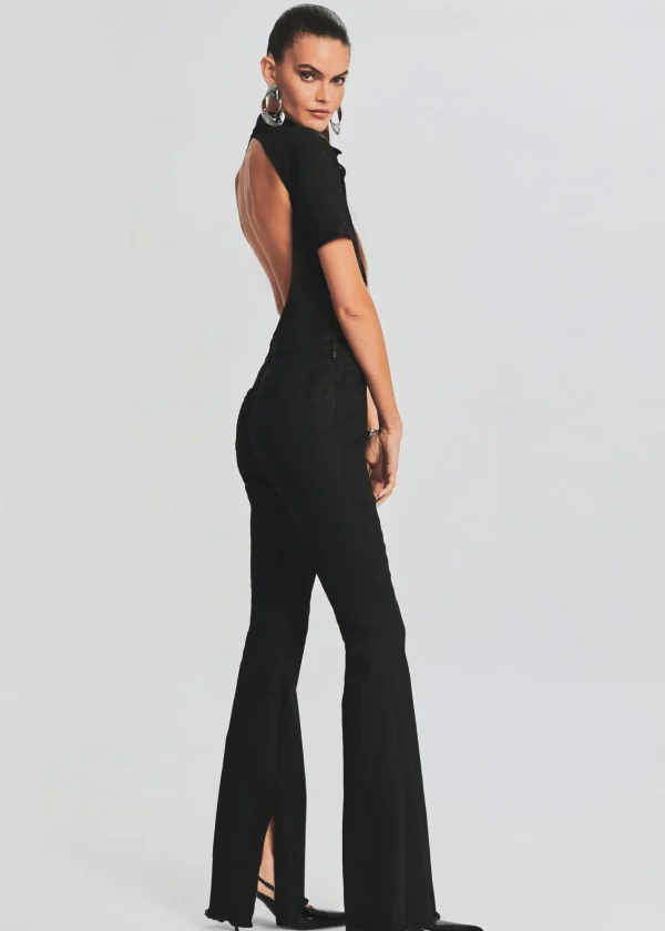 Jumpsuits*Retrofete Lyla Coated Denim Jumpsuit Waxed Black