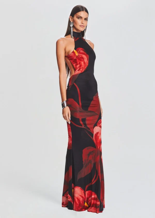 Dresses*Retrofete Mabel Dress Red Anthurium
