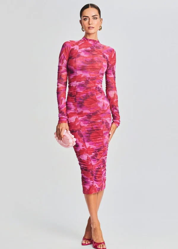 Dresses*Retrofete Mabel Long Dress Pink