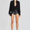 RETROFÊTE*Retrofete Maddox Embellished Shirt Black
