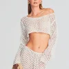 Sheer Bliss*Retrofete Magen Knitted Shirt White